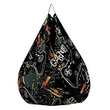 ✔【Grande capacité】:ce sac de stockage peut parfaitement accueillir vos jouets en peluche ,serviettes, vous pouvez ranger jusqu'à plus jouets en peluche, fait disparaître des montagnes de peluches , rendez votre maison propre et organisée.Ces poufs confortables sont votre nouvelle façon préférée de vous détendre et de profiter d'un merveilleux moment de thé l'après-midi.