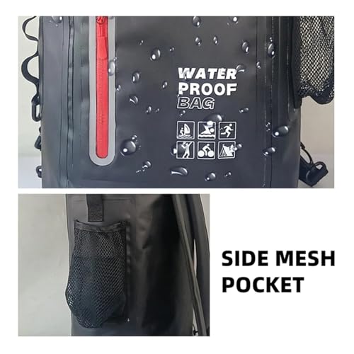 Sac à dos de natation imperméable en PVC avec sangle épaule réglable - 6