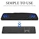 Geekria Tastatur-Staubschutz in voller Größe, Eisseide, elastische Abdeckung für Computertastatur mit 104 Tasten, kompatibel mit Logitech MK955/MK950/MX Keys S/MX Keys Advanced, Redragon K556,