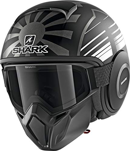Shark Street DRAK ZARCO MAT MAL.GP KAA, Nero/Grigio, XS