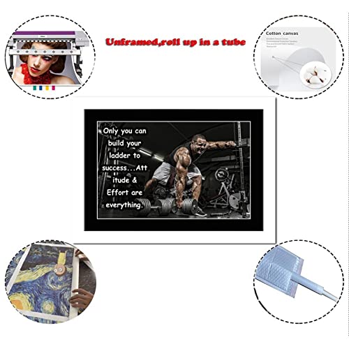 Ladder To Success Motivational Inspirational Posters Home Decor Wall Art Print For Gym Motivational Quotes Poster Printing 12X18Inch(30X45Cm) #TOP1