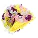 TINKSKY Swim Cap Swimming Hat Floral Petal Stylish Bathing Caps Size L gift for Women (Colorful)