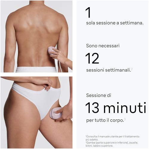 Braun Silk·Expert Mini Epilatore Luce Pulsata Smart, Epilazione Laser Peli Donna A Casa, Riduzione Permanente Dei Peli, Con Pochette, Mini Depilatore Viso, Rasoio Gillette Venus, PL1112 - 4