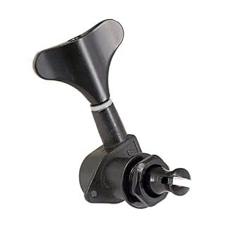 Instrument Accs String Tuning Peg Mécaniques pour Basse/Argent, 5 4R Noir - Les Beatles, Paul McCartney, John Lennon, RIngo Starr, George Harrison Instrument Accs String Tuning Peg Mécaniques pour Basse/Argent, 5 4R Noir – Image 3