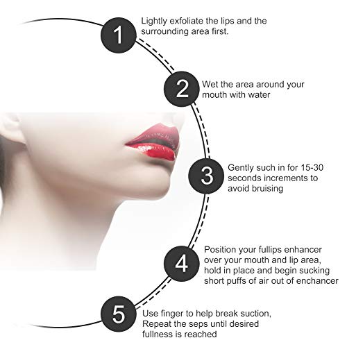 Lip Enhancer Plumper Tool, Lip Plumper Enhancer, Unique Natural Lips Enlarger Manual Lip Plumper Suction Lip Enhancement Lips Beauty Tool For Women(02) #TOP5