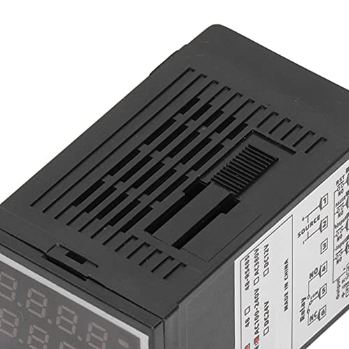 Contador de Tempo Digital, 100‑240VAC Saída de Alarme de relé Autônomo Temporizador Digital Multifun