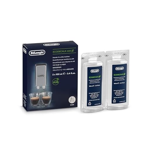 De'Longhi EcoDecalk Descalcificante, solução de descalcificação universal ecológica para máquinas de café e café, pacote com 2 (1 uso por pacote)