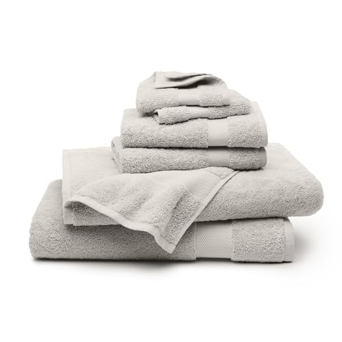 BOLL & BRANCH Plush Bath Sheet Set - Pewter - 6 Piece - Incl