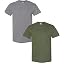 (1) Military Green + (1) Graphite Heather