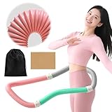 ババミヤ【2025 夏新登場 第三世代】フラフープダイエット用 新アップグレード PVC 無縫接続（回転時肉・髪挟まない） 内部安心ロープ搭載 静音強化 収納袋付き ソフトスプリング 折りたたみポータブル 腰優しい 脂肪燃焼/筋トレ ウエスト・背中・脚鍛錬 室内/公園 男女兼用