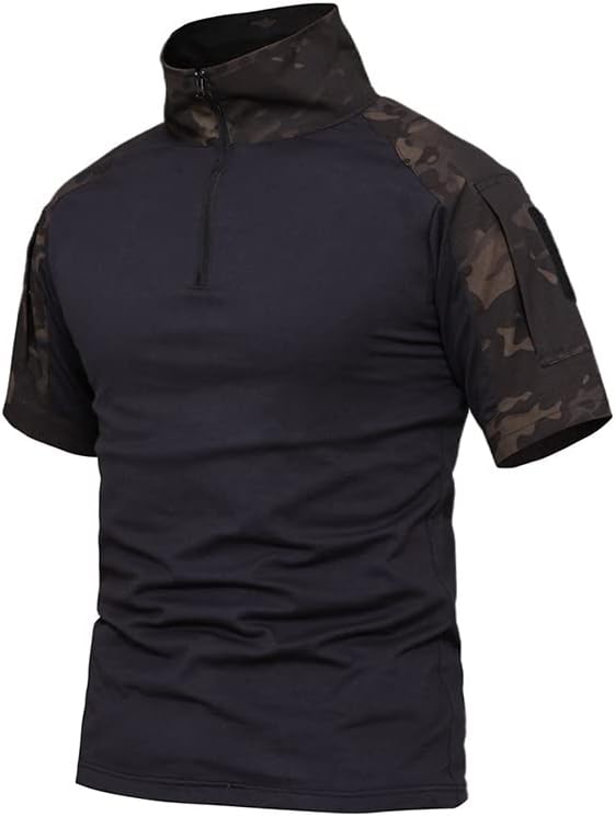 Sunnystacticalgear Outdoor Sports Combat BDU Clothing Tactical Camouflage Shirt - Dark CP - M