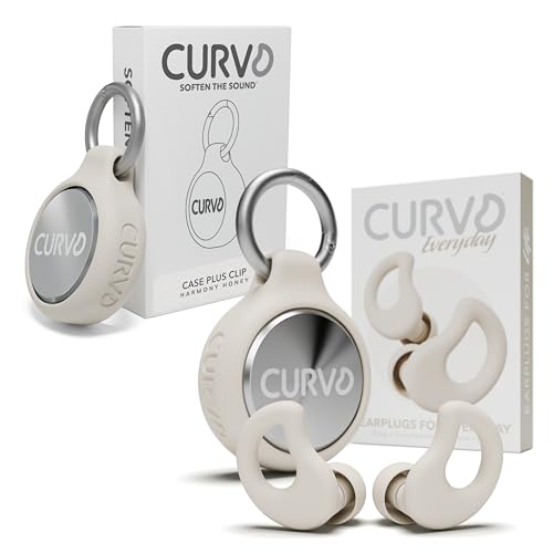 CURVD Earplugs for Sleep & Travel with Waterproof Case