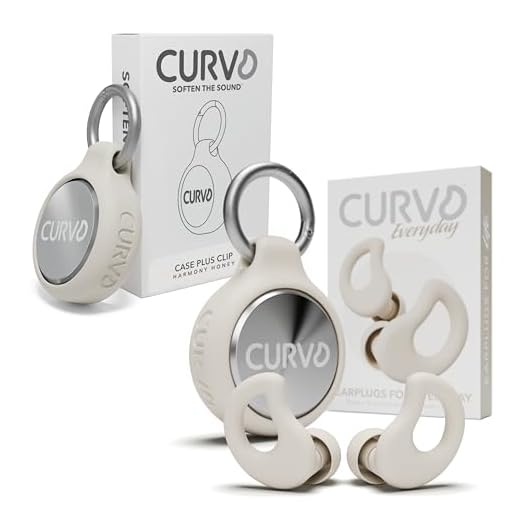 CURVD Everyday Earplugs with Carrying Case