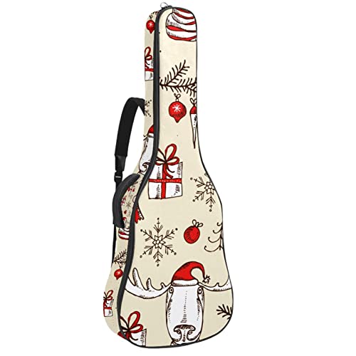 Sac à dos guitare acoustique imperméable avec organiseur de sac