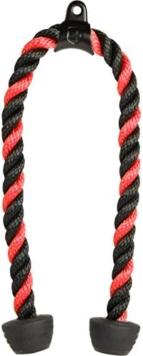 Harbinger 373000 Tricep Rope, Black, 36 Inch