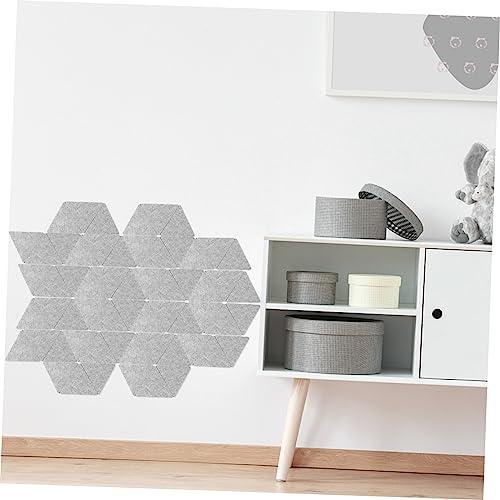 Pack de 12 paneles acústicos triangulares de fieltro con adhesivo para insonorización miniatura 5