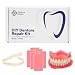 Do It Yourself Dentures Fake -Teeth Top and Bottom Temporary Teeth - Denture Kit for Women and Men - Create Your Perfect Smile at Home-LP-Red
