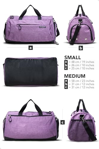Image of Fitgriff Gym Bag for Men & Women with Shoe & Wet Compartment - Duffle Bag for Travel, Sports, Fitness & Workout