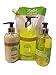 Produktbild Abbott&Broome Smaragd Set mit je 300 ml Handlotion + 300 ml Handwash Seife + 750 ml Nachfüllpack (Tigergras)