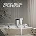 KOHLER K-73060-3-CP Composed Widespread Bathroom Sink Faucet with Cross Handles, Polished Chrome
