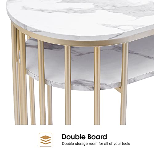 BarberPub Marbling Texture Manicure Nail Table #TOP17