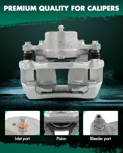 Image of SCITOO 19B6461 Front Left Disc Brake Caliper w /Bracket For Hyundai For Sonata 2011-2014,Single Piston