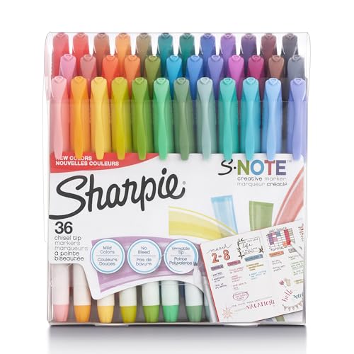 Sharpie S-Note marqueurs créatifs pour surligner proprement sans baver