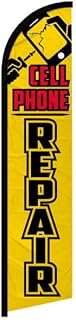 Cell Phone Repair Windless Swooper Flag Feather Banner
