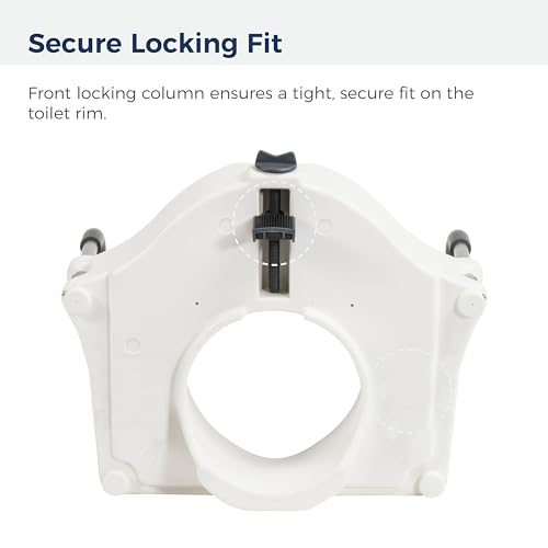 Drive Medical RTL12027RA 2-In-1 Raised Toilet Seat thumb #4