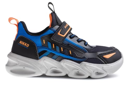 Pablosky Nikko 978515 basket garçon pieds larges enfilage facile