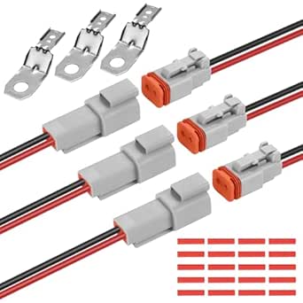 Deutsch DT 3-Way 3 Pin Electrical Connector Plug Kit - Fuse Factory - View #9
