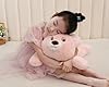 XMV 26 inch 5 lbs Bear Weighted Stuffed Animals, Large Weighted Plush Animal, Cute Plush Toy Pillow, Soft Bear Plushie Gifts for Adults, Kids, Boys and Girls(Light Pink) #3