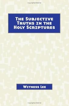 Unknown Binding The Subjective Truths in the Holy Scriptures Book