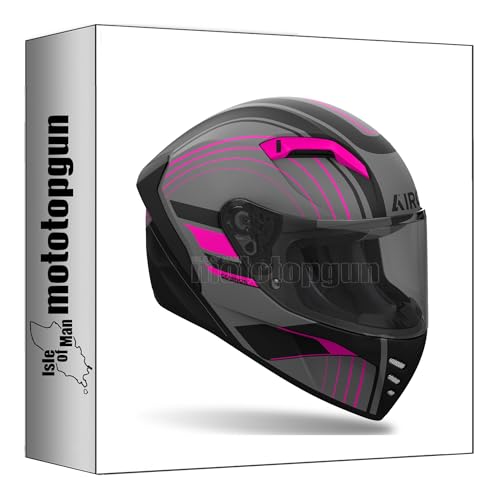 Casque moto Airoh Connor rose mat résout le problème de buée et de bruit