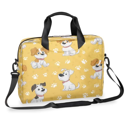 Maletín para portátil 15.6–16 pulgadas con estampado de perros miniatura 1