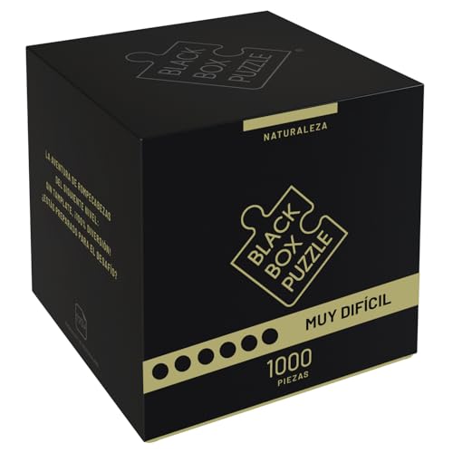 Black Box Puzzle de 1000 piezas, Early Bird, envío a partir del 27/11, puzle con motivo sorpresa sin plantilla, rompecabezas pesado para adultos exigentes, caja de puzle natural (2025)