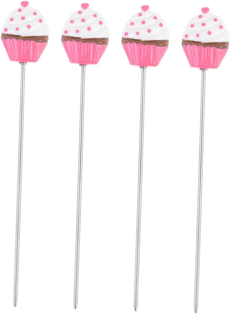 4pcs Essential Baking Accessory Stainless Steel Heart Shape for Easy Testing