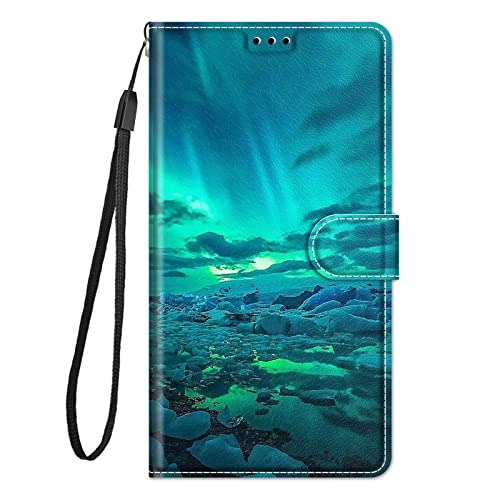 TIANCI Case for Samsung Galaxy A13 4G, Bright Pattern (UV HD Print), Card Slot Wallet PU Leather Case, Magnetic Buckle Flip Cover for Samsung Galaxy A13 4G Phone Case