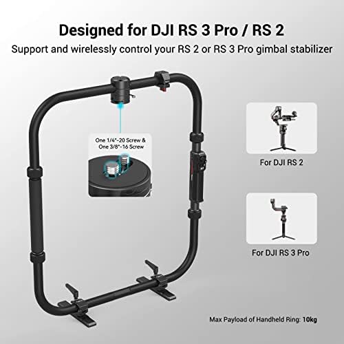 SMALLRIG RS 2 RS 3 Pro Wireless Control Handheld Ring for DJI RS 3 Pro / RS 2, Hand Ring Grip with Magnetic Design - 3953