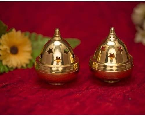 Miniatura 8 de SATVIK - Lámpara decorativa de latón extra grande Akhand Diya, Jyot Diwali Dia Deepawali Puja Deepak, lámpara de aceite tradicional, Diyas Pooja