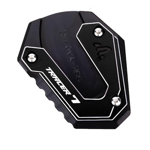 Tracer7 béquille moto stable sur sol meuble et goudron chaud - 2