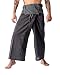 LannaPremium 2 Tone Thai Fisherman Pants Yoga Trousers Free Size Plus Size Cotton