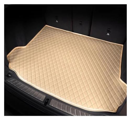 Tapis de coffre voiture personnalisé pour VW Golf 7 2017-2020 beige