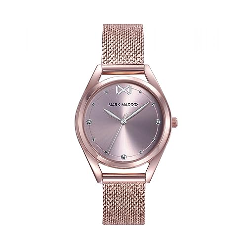 Montre analogique Mark Maddox MM0128-77, cadran multicolore et bracelet chic
