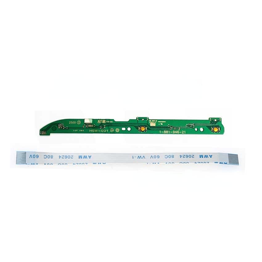 Replacement Power Button Switch Board with Ribbon Cable for SPlaystation3 PS3 2000 2500 3000 4000 Super Slim Power Button PCB Board Repair Parts (2500 with Flex Cable)