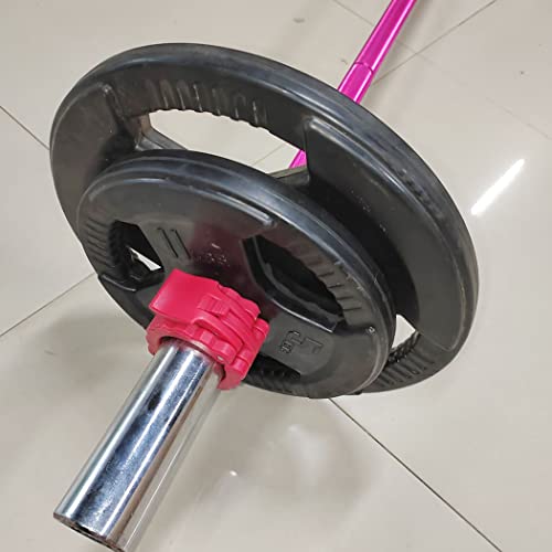 Jdiano Weight Barbell Clip 2 Inch Olympic Barbell Clamp - For Weightlifting Bar Non Slip Quick Release Gym Workout Exercise Collars For Strength Training (Red) #TOP3