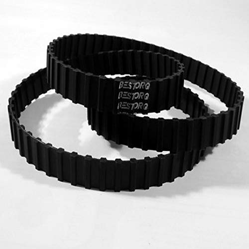 Courroie en caoutchouc synchrone pas 1,3 cm de 132 dents largeur 2,5 cm