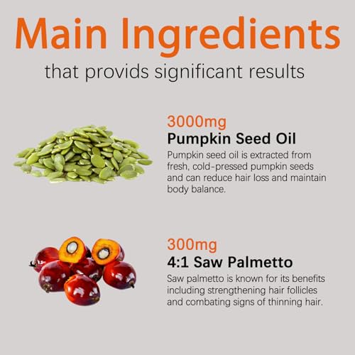 Belano's Pumpkin Seed Oil with Saw Palmetto Capsules