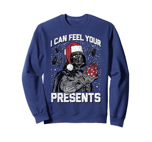 Sweat Star Wars Noël pull Dark Vador vêtement geek hiver chaud
