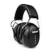Produktbild EARMUFF Gehörschutz mit Bluetooth & AUX in schwarz 31dB Dämmung | Musik vom Handy hören | Gehörschutz mit Radio für die Baustelle Kopfhörer elektronischer Gehoerschutz Akku integriert für die Arbeit
